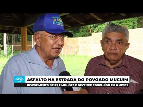 Prefeitura de Teresina inicia asfalto na estrada do povoado mucuim (09 05 24)