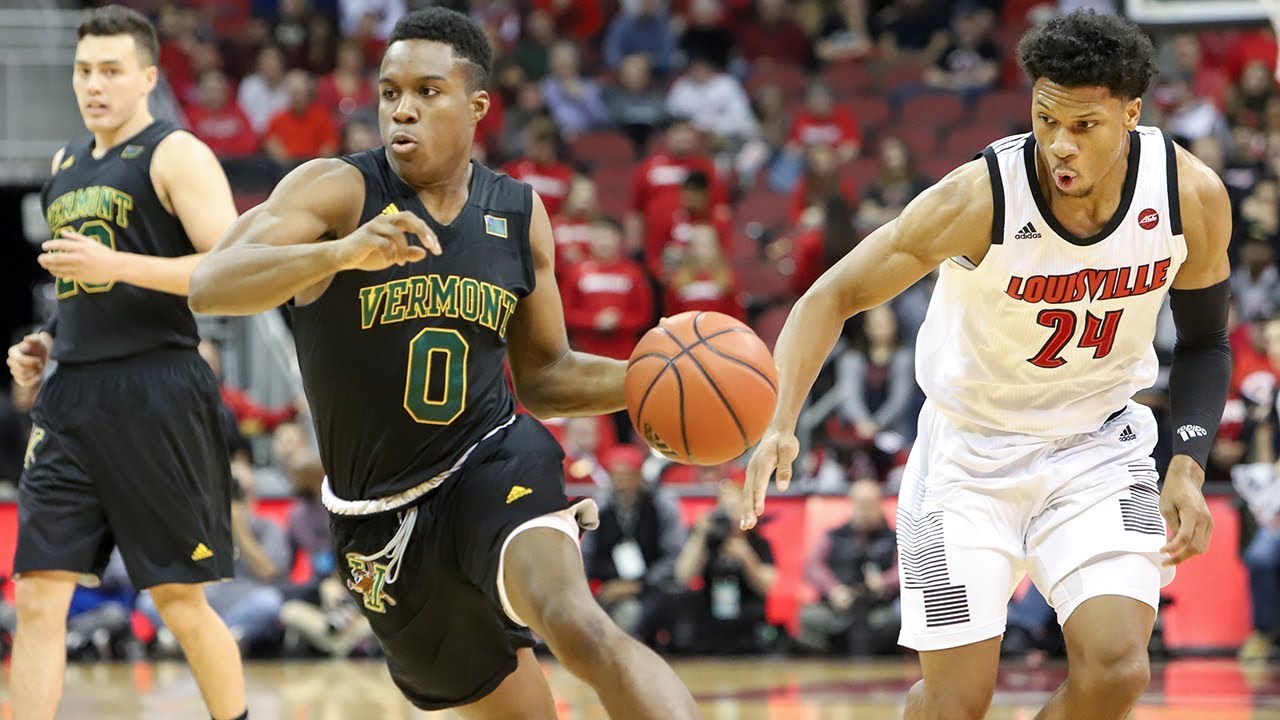 Men's Basketball Vermont at Louisville (11/16/18) YouTube