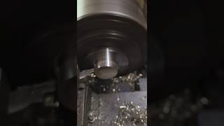 Precision shaft turning process on a lathe machine for high-accuracy cylindrical components #viral