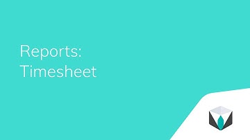 Reporting by Timesheet