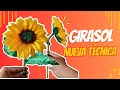 Tutorial  como hacer un girasol de listn  girasol de listn  girasol de cinta