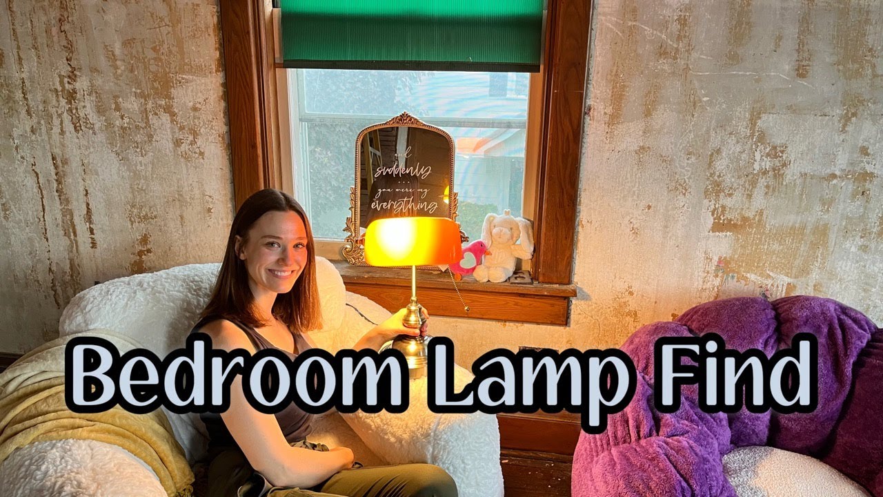 Amazon Finds: FIRVRE Amber Glass Desk Lamp 