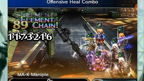 [FFBE] 89-chain 27 million damage to OTK RAID ELT boss! "Imperial Infiltration" MA-X Maniple