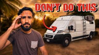 Our 10 Biggest Van Build Regrets (One Almost Got Us Hurt)