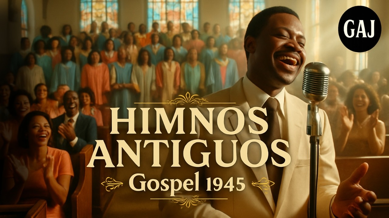 Himnos Antiguos – Gospel 1945 | 40 minutos de Fe y Adoración ✝️🎶