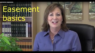 Easement basics