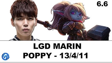 LGD Marin - Poppy vs Maokai - Kr Ranked
