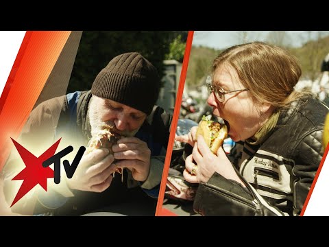 Wenn man Bikern Veggie-Burger unterjubelt: Schmecken sie den Unterschied? | stern TV