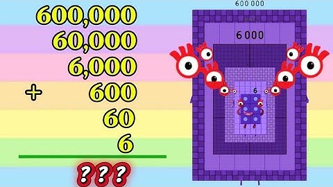 ADDING NUMBERBLOCKS FROM BIGGEST TO SMALLEST | LEARN TO ADD BIG AND SMALL NUMBERS | hello george