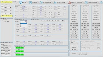 Software operation demonstration  of Integrated BMS