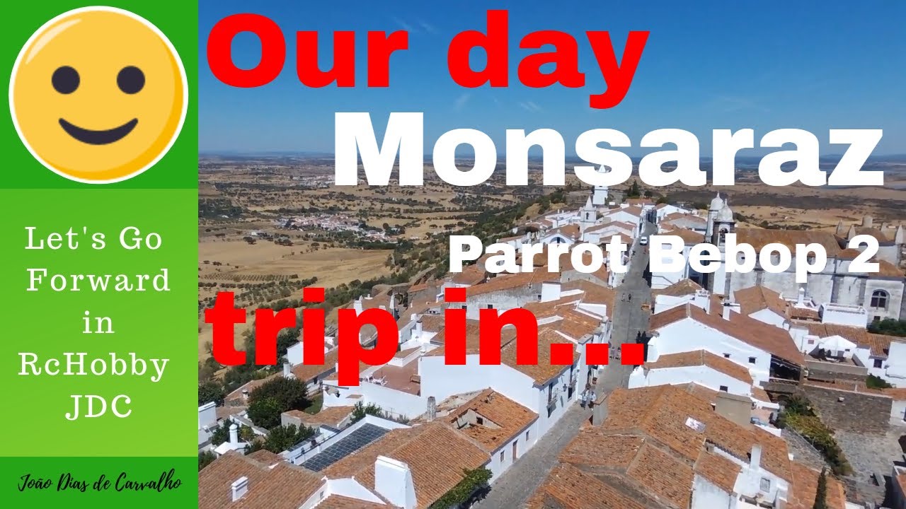 Castelo De Monsaraz Portugal - One day trip vlog in Portugal - Parrot Bebop 2