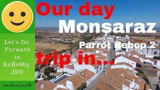 Castelo De Monsaraz Portugal - One day trip vlog in Portugal - Parrot Bebop 2