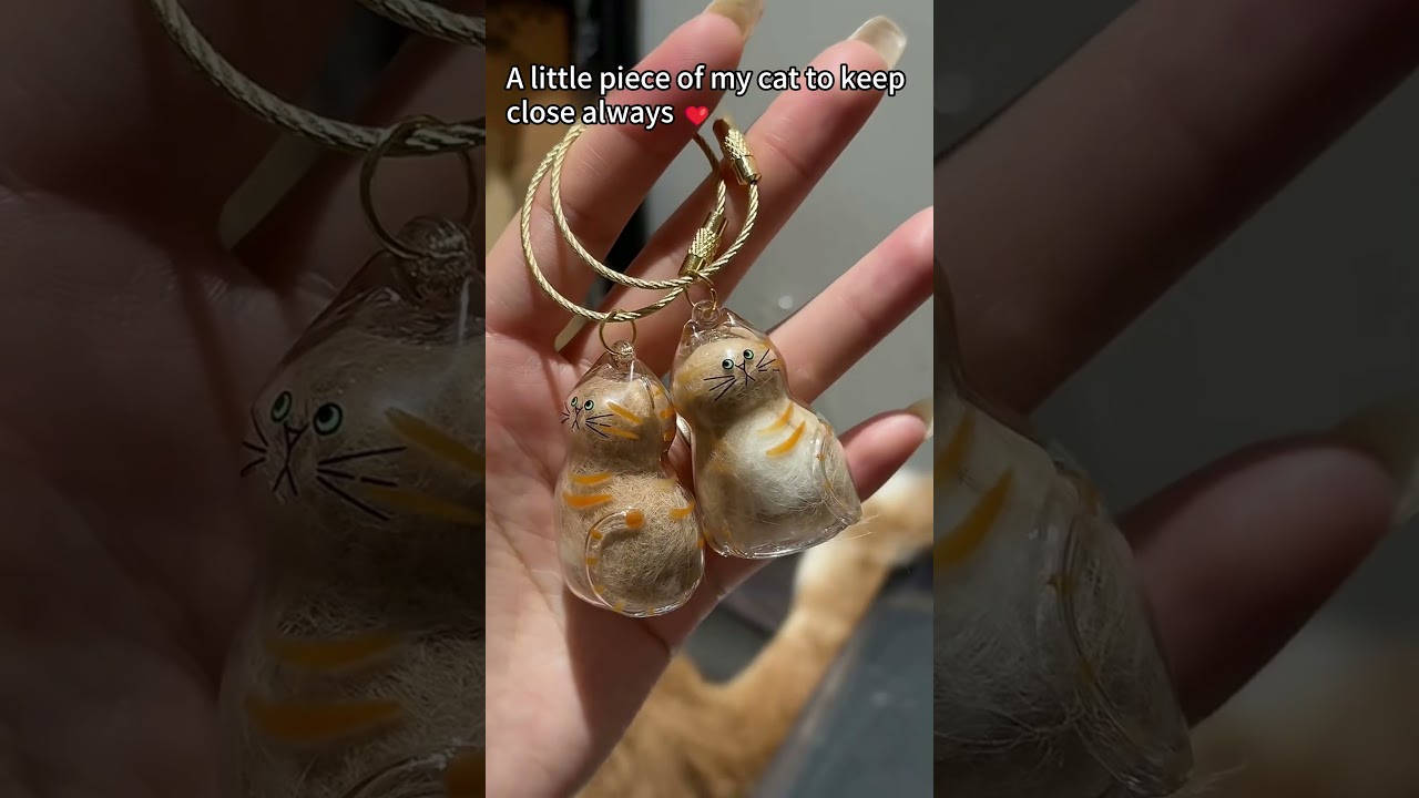 A "Cute Find" for Cat Lovers: DIY Cat Fur Charm! 🥰