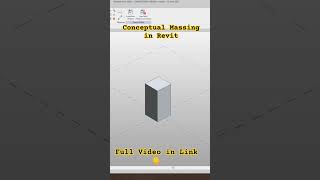 Conceptual Massing in Revit #architecture #massing #revit #bim #revittutorial