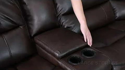 9931 Power Reclining Sectional Sofa Features Video