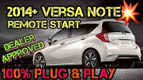 2014+ Nissan Versa Note Plug & Play Remote Start Kit - INSTALL & DEMO