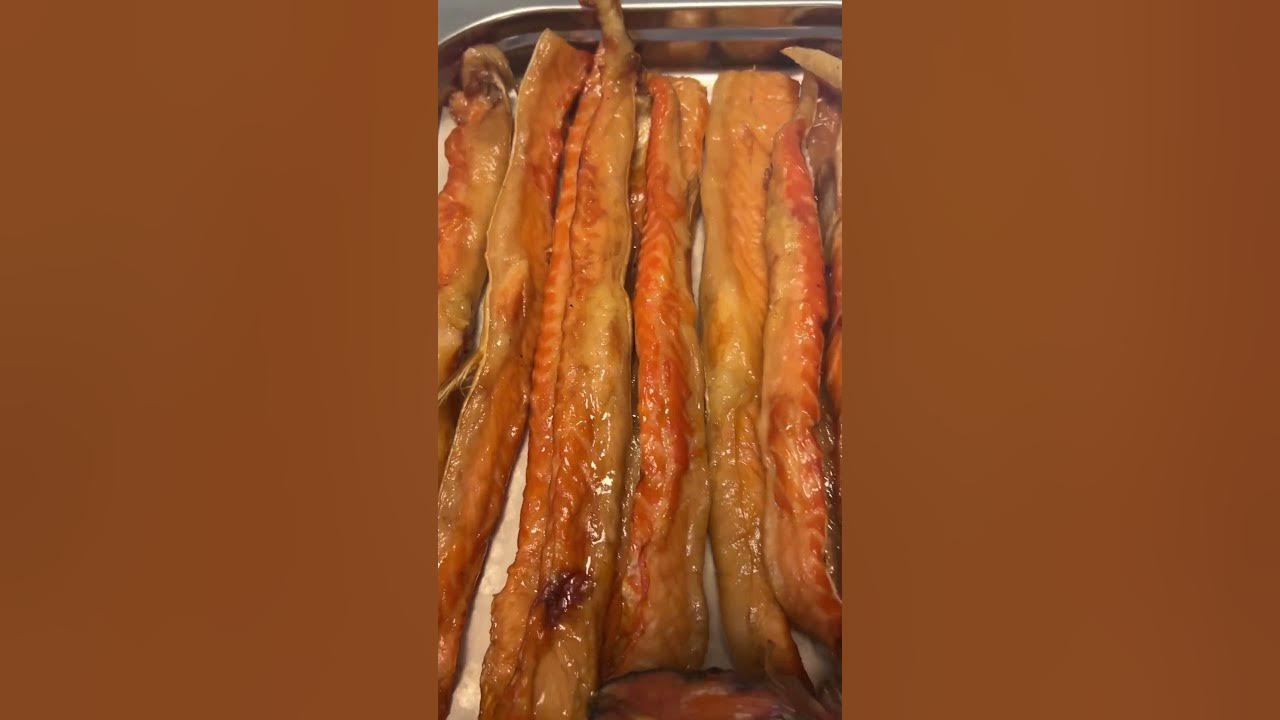 Теша нерки горячего копчения! Головы форели, брюшки, щечки и нельма ...