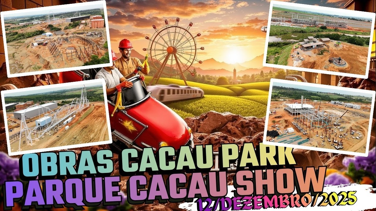Impactante! A Evolução da Mega Obra do Cacau Park (Parque Temático Cacau Show) #47