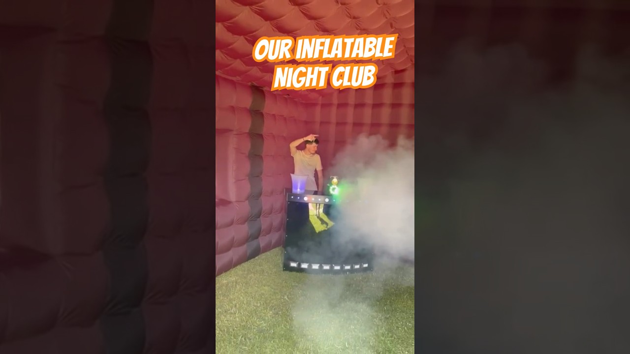 Inflatable nightclub 🕺💃🕺 #inflatablefun #nightclub #prom2023 #dj #school #inflatable #disco