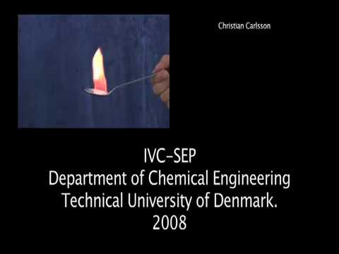 Methane gas hydrates are created under pressure at the Technical University of Denmark, department of Chemical Engineering. PhD student Lars Jensen then sets fire to it, creating the famous "burning snowball" effect.
