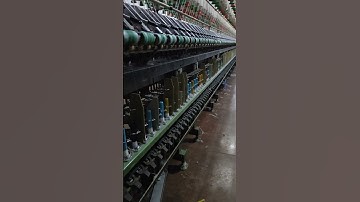 Spinning mill ring frame machine  #spinning #spinningmills #spinningindustries #machine