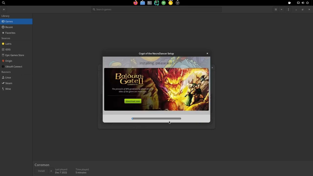 Lutris - How to install GOG updates and dlcs