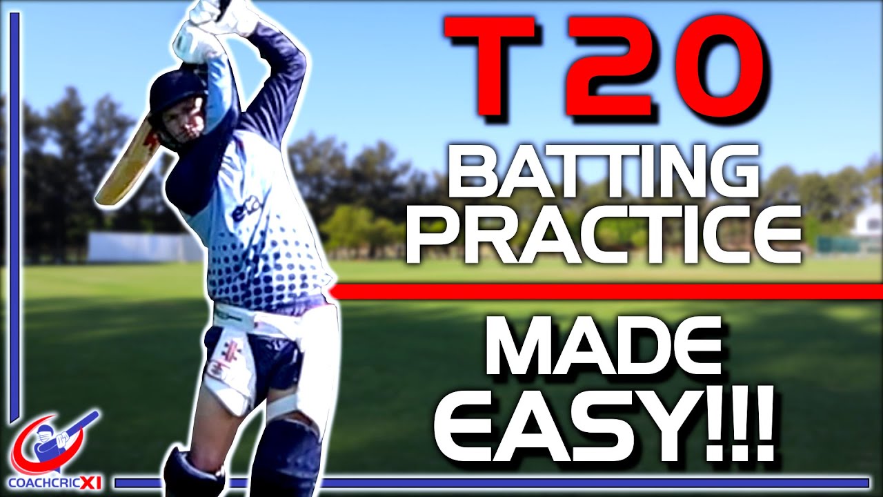 How to practice T20 batting (FULL SESSION) YouTube