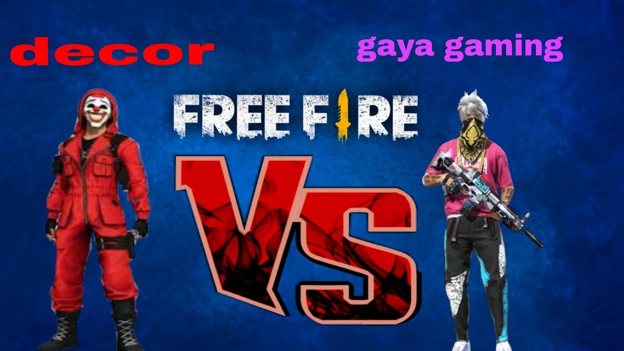 Free fire max decor VS gaya gaming com back 🔙