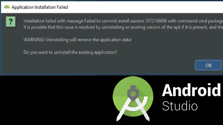 [SOLVED] Android Studio Application Installation Failed