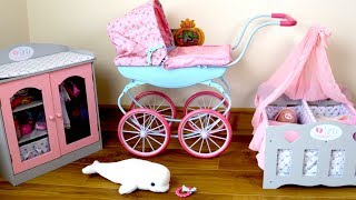 HTI Toys Baby Annabell Carriage PramChildren's Baby Doll Pushchair Great Gift 