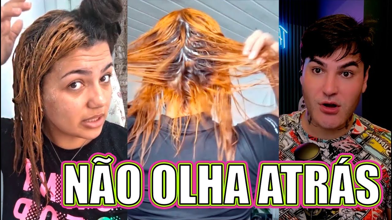 CREMEZADA 😱 COMO ELA FEZ PRA CLAREAR O CABELO? MANCHOU?