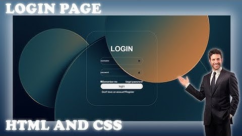 Build a Beautiful Login Page with Only HTML & CSS 💻🔥