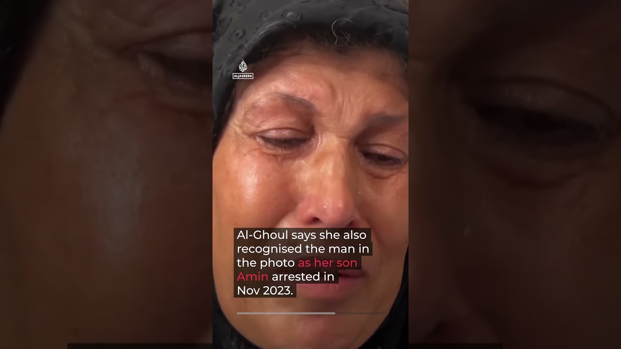 Two mothers, each certain a viral Gaza prisoner photo shows her son | AJ #shorts