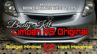 IDE KREATIF DAN KEREN | MODIFIKASI HONDA JAZZ IDSI 2005 | Aplikasikan Bemper Jazz RS Original