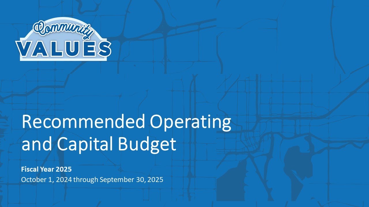 Mayor's FY25 Budget Presentation