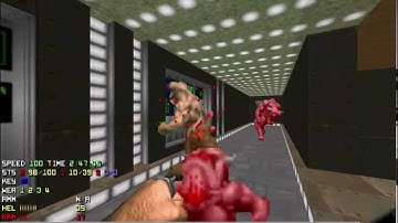 [Doom 2] NOVA: The Birth - Map04 "Factory Factor" - UV-Max in 2:58 by Veinen