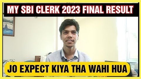 MY SBI CLERK 2023 FINAL RESULT | SBI JA 2023 RESULT IS OUT | #sbiclerk #sbiclerk2023 #sbija