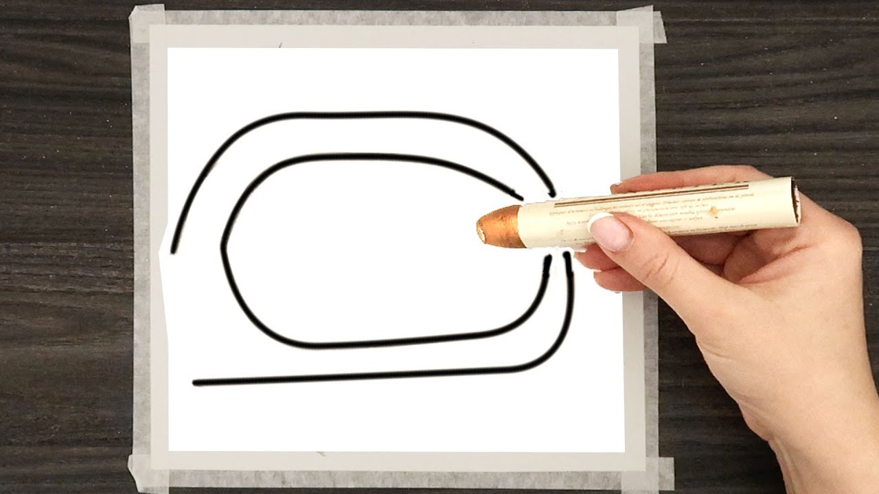 Car Mirror Reflection Landscape / Drawing with Oil Pastels YouTube