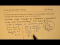 Ratio of Area for Circumscribed in Inscribed Circle