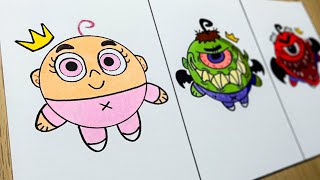 Drawing Phases In New Incredibox Sprunki Oc Of From The Fairly Oddparents From Phase 1 To 3