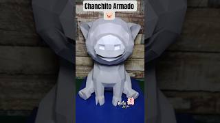 Armado de chanchito con cartulina #papercraft #pig #animals