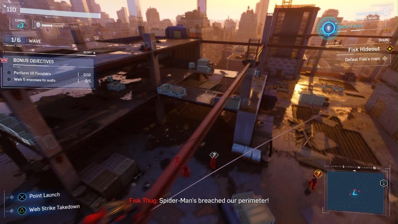 Marvel's Spider-Man Remastered Gameplay - Part 4 Fisk Hideout and Landmarking