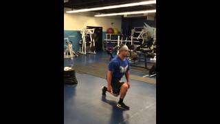 Vertical Jump to Split Squat Land