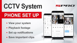 SPRO CCTV - Your Guide to connect CCTV Camera to Mobile Phone - System App Setup and Control screenshot 1