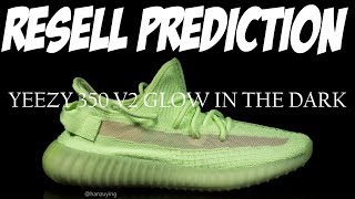 yeezy glow in the dark resell