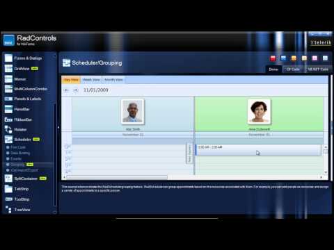 Resource Grouping in the RadScheduler