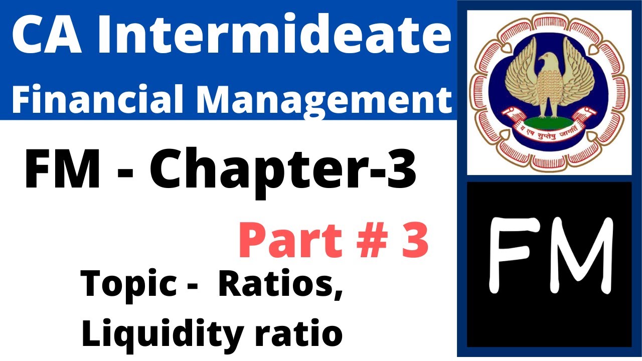 CA Intermediate Financial Management | Chapter 3 | Financial Analysis ...