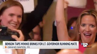 Benson selects Winnie Brinks for lieutenant governor in historic all-female ticket