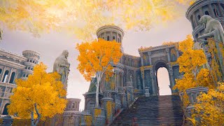 Elden Ring - Divine Bridge Ambiance (ambient music, falling leaves, day/night cycle)