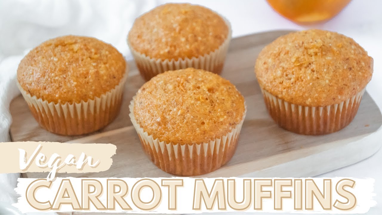 CARROT MUFFINS | Italian Recipe (Vegan-friendly)